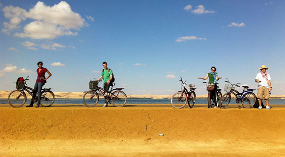 Bicycling in Egypt