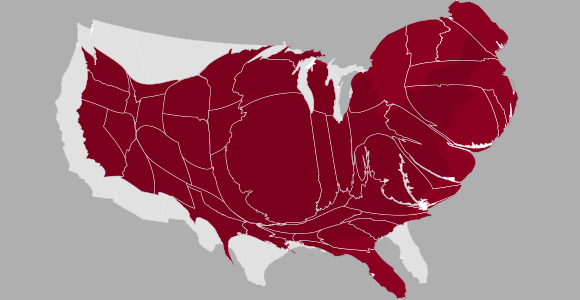 US map like Class of 2017